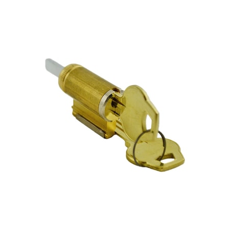 Corbin Russwin Conventional 6 Pin Rim Cylinder with 2" Tailpiece and D1 Keyway Satin Chrome CR3000200626D1